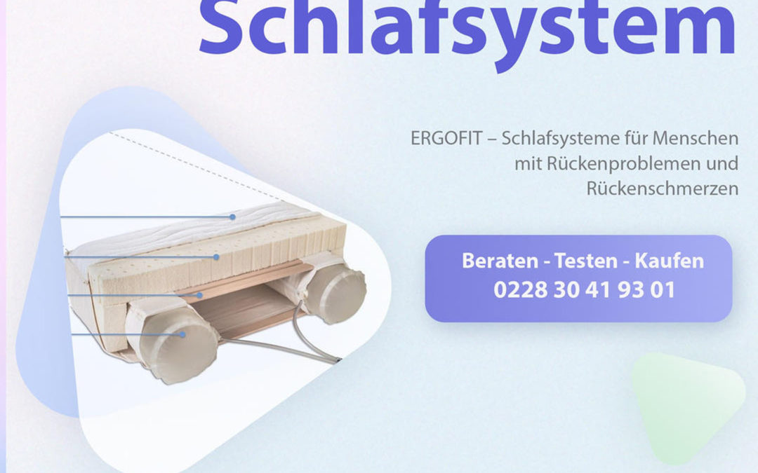 Luft-Schlafsystem für einen Rücken freundlichen Schlaf