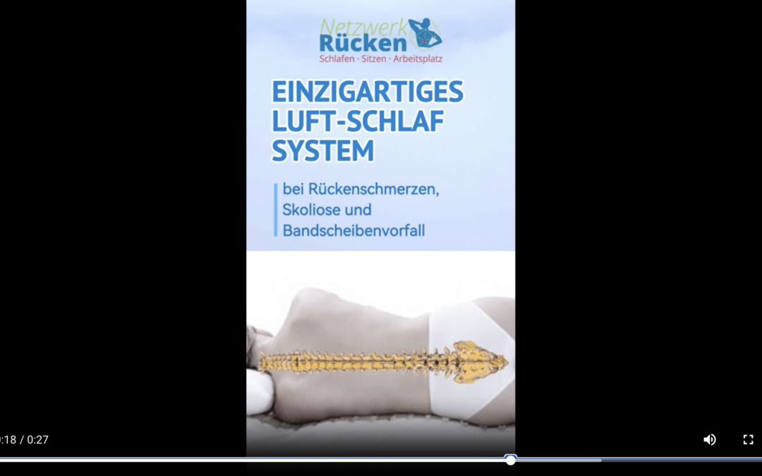 Video – Einzigartiges Luft-Schlaf-System